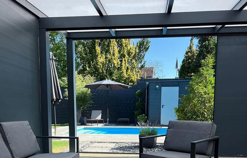 Terrassenüberdachungen aus Aluminium nach Maß