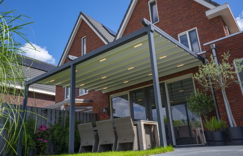 Aluminium Pergola PVC-Faltdach