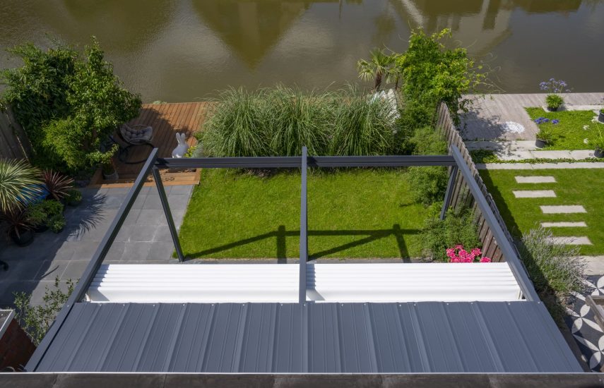 Aluminium Pergola PVC-Faltdach