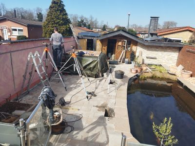 Montage Terrassenüberdachung, Wintergarten, Pool-Überdachung, Terrassendach