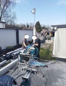 Montage Terrassenüberdachung, Wintergarten, Pool-Überdachung, Terrassendach